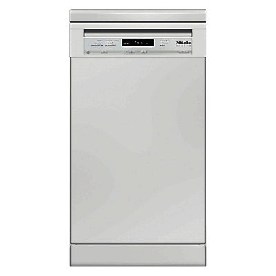 Miele G4720 SC Slimline Freestanding Dishwasher, White Miele G4720 SC Slimline Freestanding Dishwasher, White